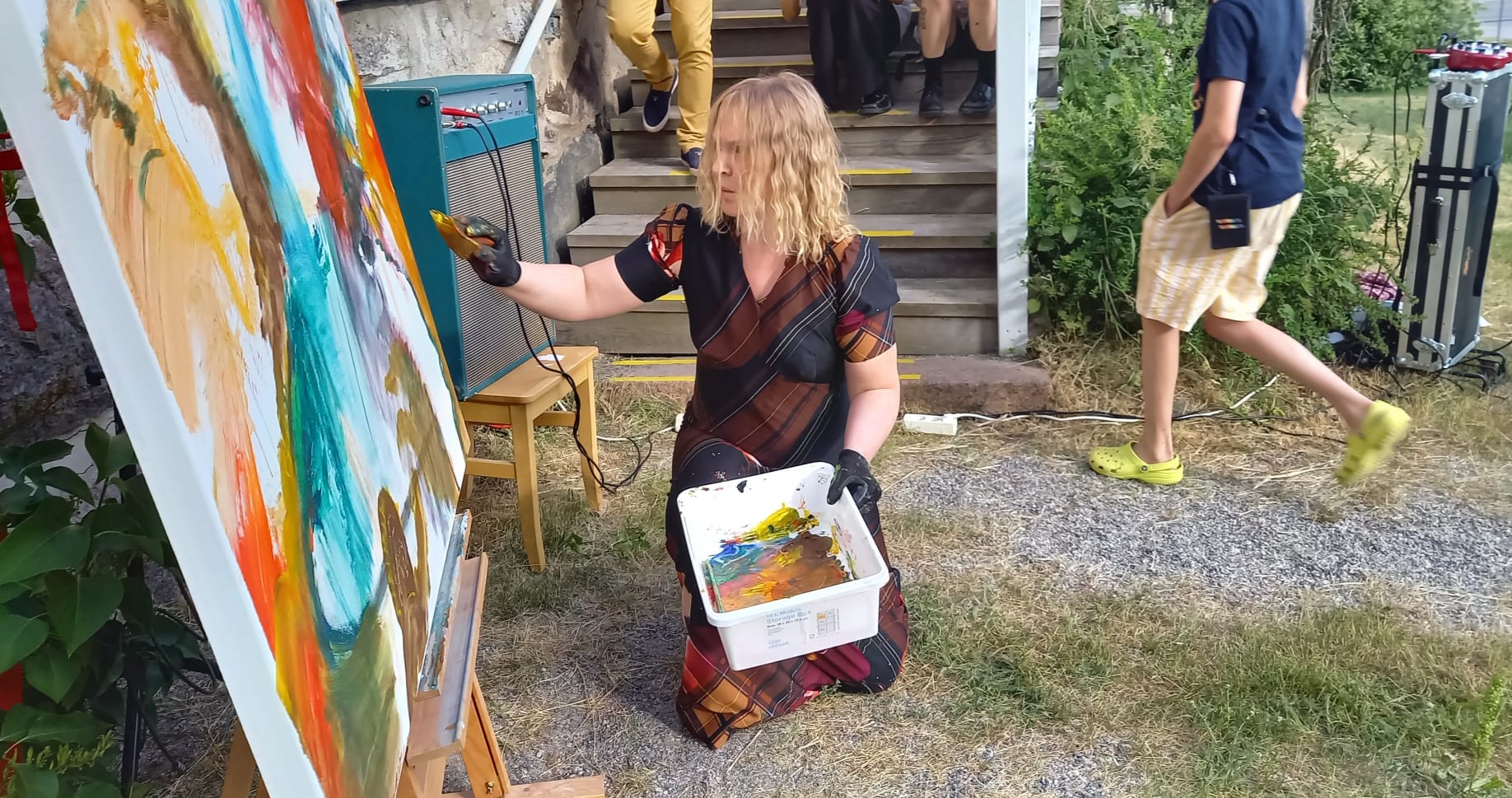 Maalamus esiintyi Näsin Kartanolla. Kiitos kuvasta Jukka Mikkola.